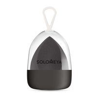 Спонж косметический для макияжа со срезом Черный Solomeya