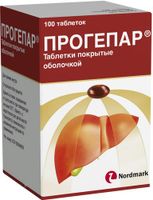 Прогепар таблетки п/о 100шт