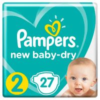Подгузники Pampers (Памперс) New Baby-Dry р.2 Mini 3-6 кг 27 шт.