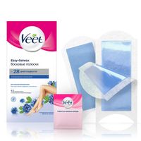Полоски восковые для депиляции для чувствительной кожи Veet/Вит 12шт