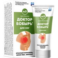 Крем-бальзам №3 для ног Доктор Бобырь 50мл