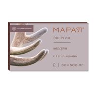 Марал Энергия капсулы 500г 30шт