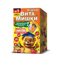 ВитаМишки Мульти+ пастилки жевательные 2400мг 30шт ВитаМишки Мульти+ пастилки жевательные 2400мг 30шт