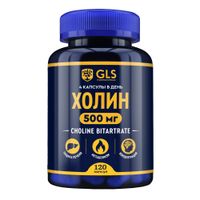 Холин 500 GLS капсулы 400мг 120шт