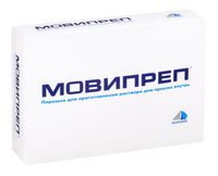 Мовипреп порошок для приг. раствора для приема внутрь саше А 111,896г 2шт+Б 10,600г 2шт