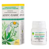 Агнус-плюс гранулы гомеопатические фл. 20г