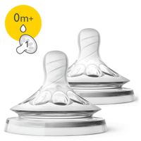 Соска силиконовая с потоком для новорожденного Philips Avent 2шт (SCF041/27)