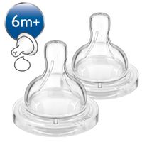 Соска для густых жидкостей 6+ мес. Anti-colic Philips Avent 2шт (SCF636/27) Соска для густых жидкостей 6+ мес. Anti-colic Philips Avent 2шт (SCF636/27)