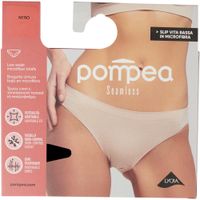 Трусики-слип бесшовные с заниженой линией талии черные Pompea р.S/M миниатюра фото №9