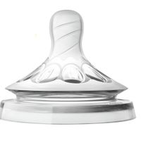 Соска силиконовая с потоком для новорожденного Philips Avent 2шт (SCF041/27) миниатюра фото №7