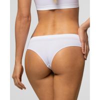 Трусики бесшовные из микрофибры белые Brasiliana Pompea р.L/XL миниатюра фото №2