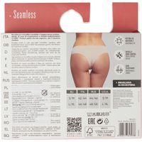 Трусики бесшовные из микрофибры черные Brasiliana Pompea р.L/XL миниатюра фото №4