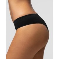 Трусики бесшовные из микрофибры черные Brasiliana Pompea р.L/XL миниатюра фото №3