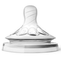 Соска силиконовая средний поток с 3 мес. Philips Avent 2шт (SCF043/27) миниатюра фото №6