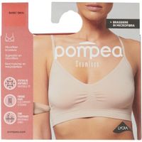 Бюстгалтер бесшовный на тонких бретельках из микрофибры телесный Pompea р.L/XL миниатюра фото №6