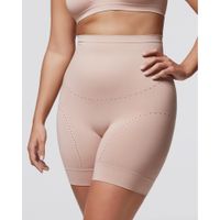 Шорты с высокой талией из микрофибры для больших размеров телесные Guaina Comfort Pompea р.XXL миниатюра фото №8