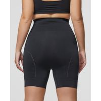 Шорты с высокой талией из микрофибры для больших размеров черные Guaina Comfort Pompea р.XXL миниатюра фото №5