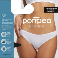 Трусики-слип с заниженной талией из органического хлопка черные VB Planet Pompea р.S