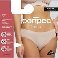 Трусики бесшовные из микрофибры белые Brasiliana Pompea р.L/XL