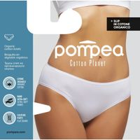 Трусики-слип из органического хлопка белые Classico Planet Pompea р.S миниатюра
