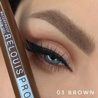 Гель для бровей водостойкий оттеночный Pro Relouis 6г тон 03 Brown миниатюра фото №3