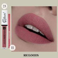 Помада губная жидкая матовая Nude Matte Complimenti Relouis 4,5г тон 23 Пыльный розовый миниатюра фото №3