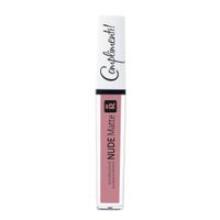 Помада губная жидкая матовая Nude Matte Complimenti Relouis 4,5г тон 17 Нежный светлый розовый