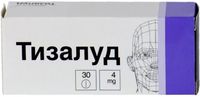 Тизалуд таблетки 4мг 30шт