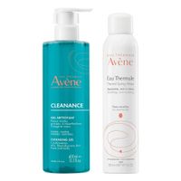 1X Гель для лица очищающий матирующий Cleanance Avene/Авен 400мл + 1X Вода термальная Avene/Авен 300мл 1X Гель для лица очищающий матирующий Cleanance Avene/Авен 400мл + 1X Вода термальная Avene/Авен 300мл