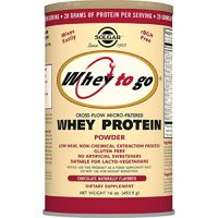 Сыворотка белковая вкус шоколада Whey to go Solgar/Солгар порошок 454мг