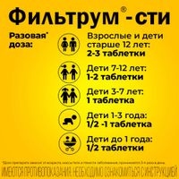 Фильтрум-СТИ Сорбент 400мг таблетки 50шт миниатюра фото №7