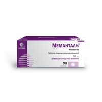 Меманталь таблетки п/о плен. 10мг 90шт