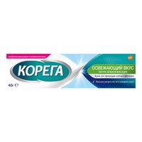 Крем для фиксации зубных протезов до 12 часов мятный освежающий вкус Corega/Корега 40г миниатюра фото №2