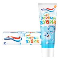 Паста зубная детская от 0-2 лет Мой первый зубик Aquafresh/Аквафреш 50мл