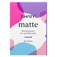 Салфетки матирующие для чувствительной кожи лица натуральные Shary/Шери 12г