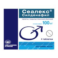 Силденафил Сеалекс таблетки п/о плен. 100мг 4шт