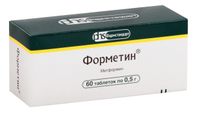Форметин таблетки 500мг 60шт
