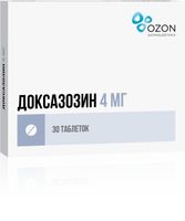 Доксазозин таблетки 4мг 30шт
