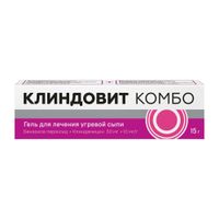 Клиндовит Комбо гель для наружного применения 50мг+10мг/г 15г