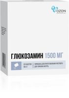 Глюкозамин порошок для приг. раствора для приема внутрь 1500мг 20шт