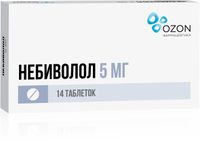 Небиволол таблетки 5мг 14шт