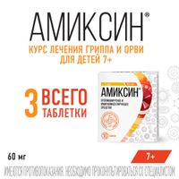 Амиксин таблетки п/о плен. 60мг 10шт миниатюра фото №8