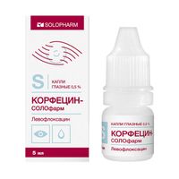 Корфецин-СОЛОфарм капли глазные 0,5% 5мл