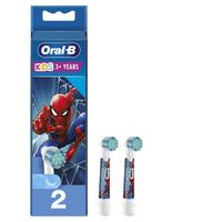 Насадки сменная для зубных щеток электрических EB10S экстра мягкая Kids Spiderman Oral-B/Орал-би 2шт миниатюра