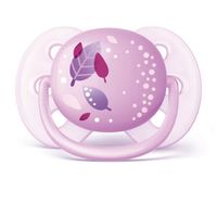 Пустышка силиконовая для девочек 0-6 мес. Ultrasoft Philips Avent 2шт