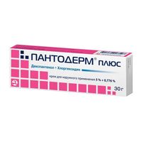 Пантодерм Плюс крем для наружного применения 5%+0,776% 30г  миниатюра фото №2