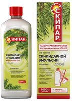 Набор Скипар Белой для ванн терапевтический на основе эмульсии скипидарной НТВ-02 1 л.