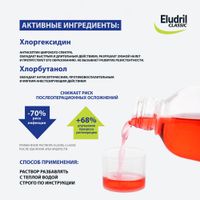Раствор Элюдрил Классик для полоскания полости рта 200 мл миниатюра фото №4