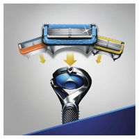 Бритва Gillette (Жиллетт) безопасная Fusion Proshield Chill + 1 сменная кассета миниатюра фото №4
