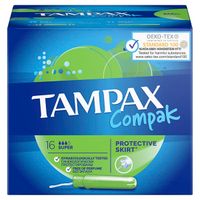 Тампоны с аппликатором TAMPAX (Тампакс) Compak Super, 16 шт. миниатюра фото №3